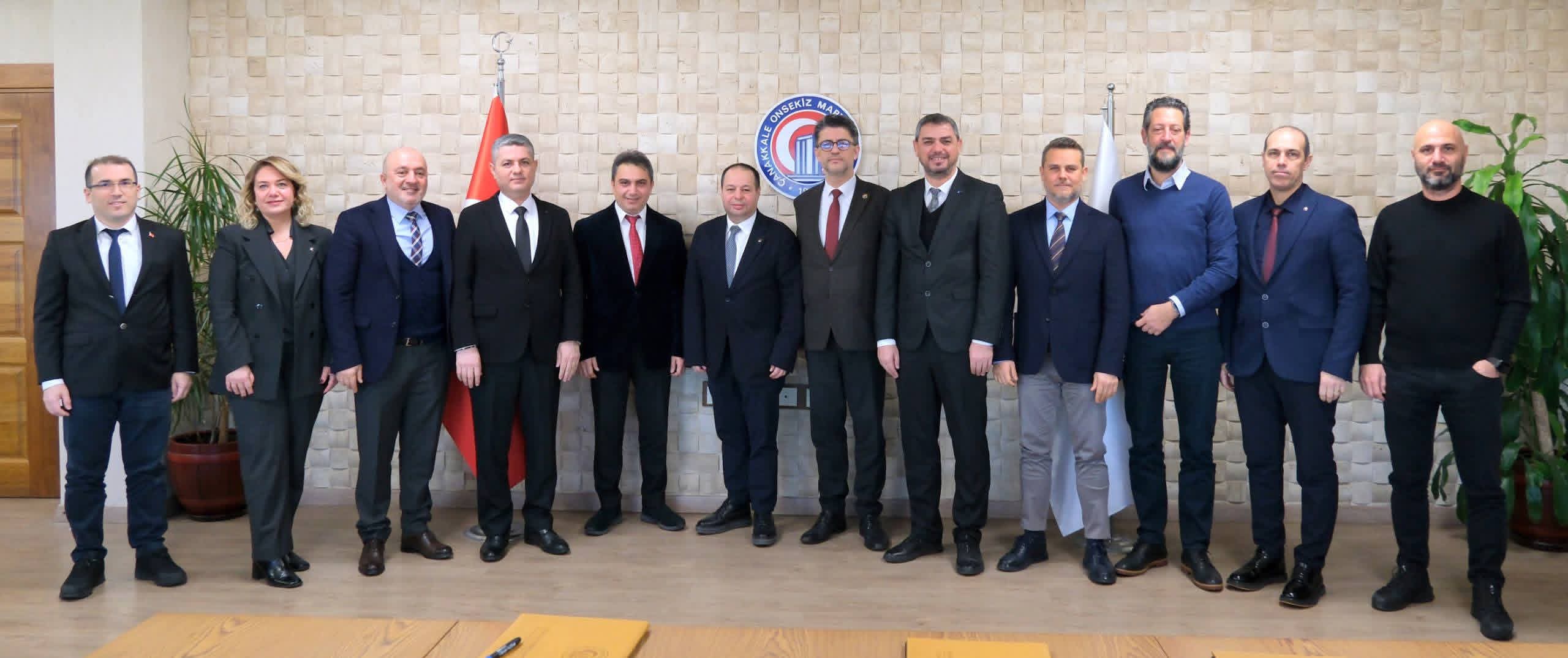 Çanakkale’de Üniversite–Kamu–Sanayi Güç Birliği: İstihdam ve Ar-Ge Odaklı İş Birliği Protokolü İmzalandı.